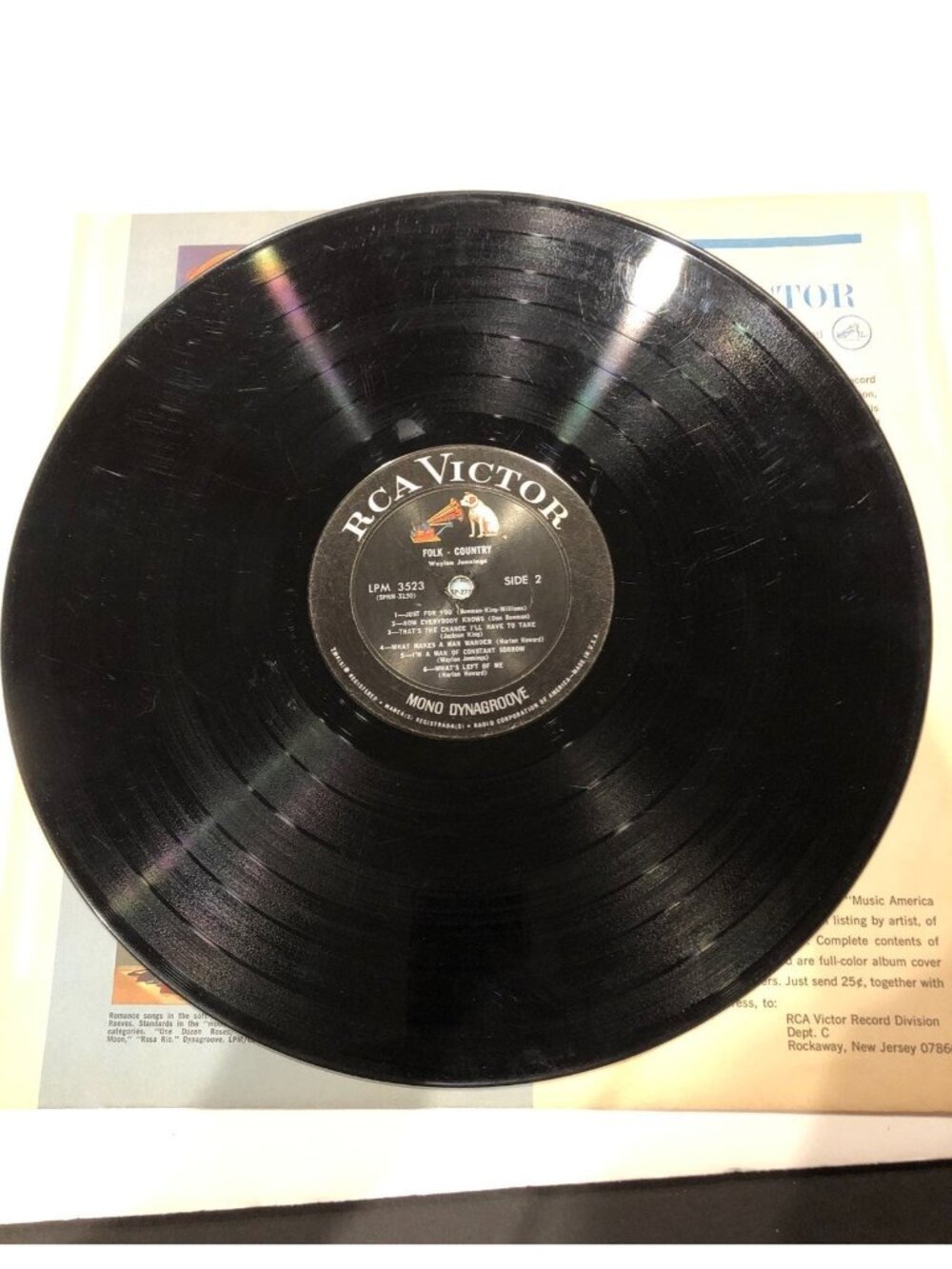 Vintage 1966 Waylon Jennings Vinyl LP Album, READ - Picture 7 of 9
